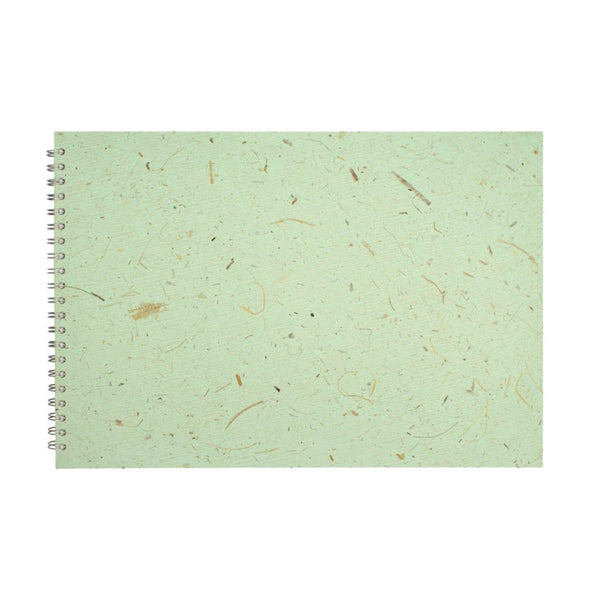 A3 Landscape, Peppermint Watercolour Book by Pink Pig International