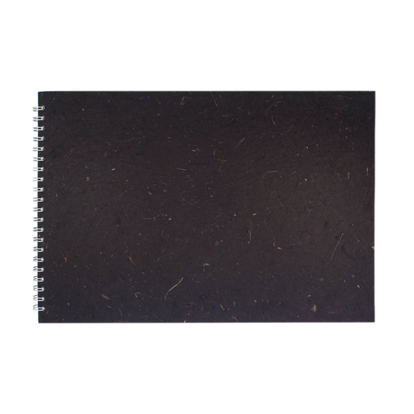 A3 Landscape, Ebony Watercolour Book by Pink Pig International