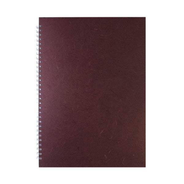 A3 Portrait, Chocolate Watercolour Book by Pink Pig International