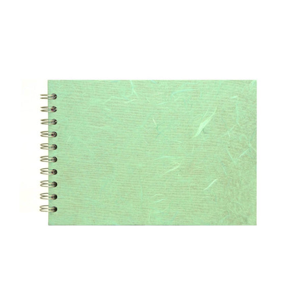 A5 Landscape, Sage Watercolour Book by Pink Pig International