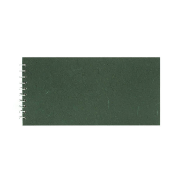 12x6 Landscape, Dark Green Watercolour Book by Pink Pig International