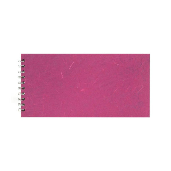 12x6 Landscape, Bright Pink Watercolour Book by Pink Pig International