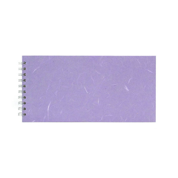 12x6 Landscape, Lilac Watercolour Book by Pink Pig International