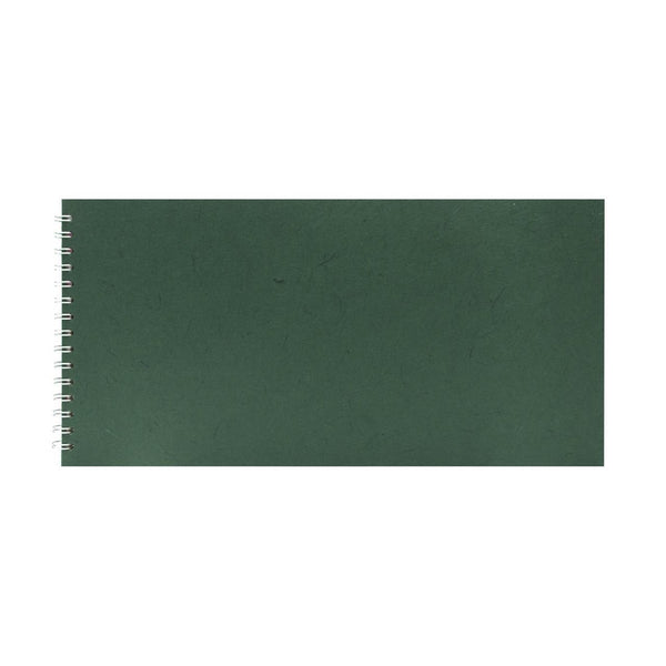 16x8 Landscape, Dark Green Watercolour Book by Pink Pig International