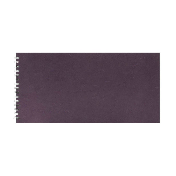 16x8 Landscape, Aubergine Watercolour Book by Pink Pig International