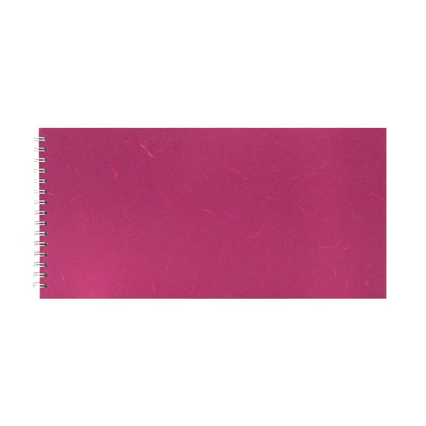 16x8 Landscape, Bright Pink Watercolour Book by Pink Pig International