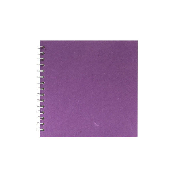 8x8 Square, Purple Watercolour Book by Pink Pig International