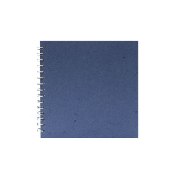 8x8 Square, Mid Blue Watercolour Book by Pink Pig International