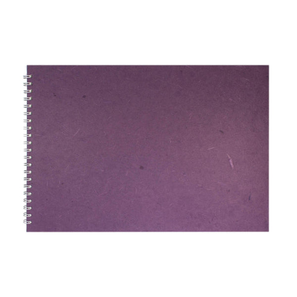 A3 Landscape, Aubergine Watercolour Book by Pink Pig International