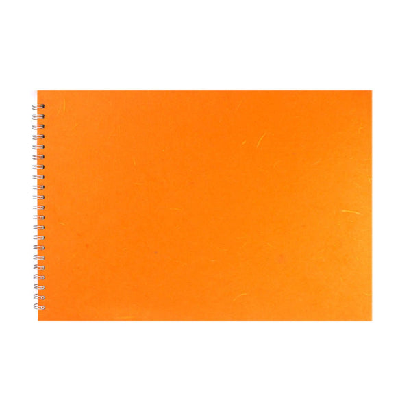 A3 Landscape, Orange Watercolour Book by Pink Pig International