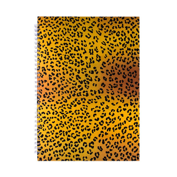 A3 Portrait, Leopard Watercolour Book by Pink Pig International