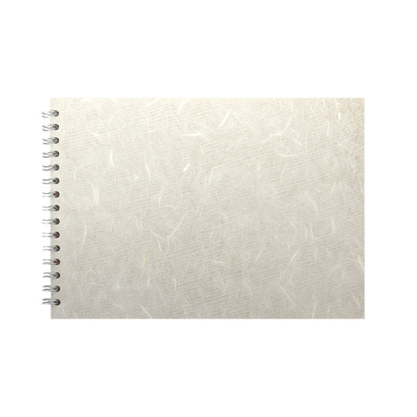 A4 Landscape, White Watercolour Book by Pink Pig International