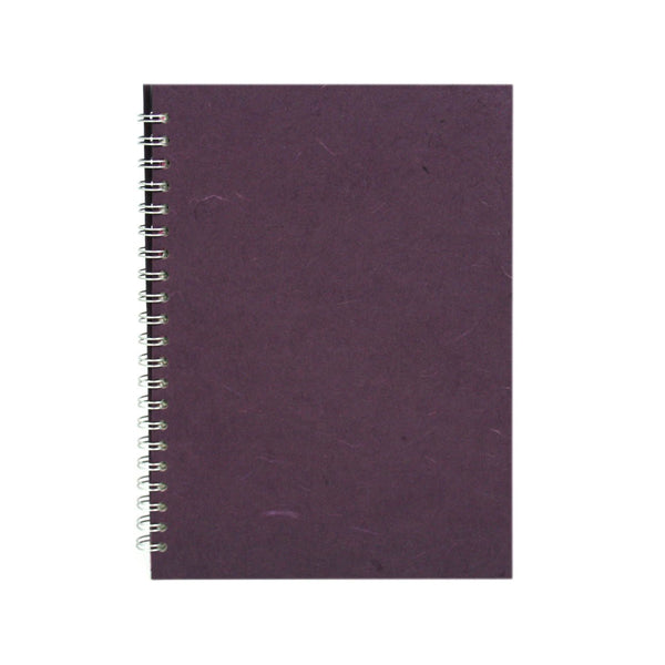 A4 Portrait, Aubergine Watercolour Book by Pink Pig International