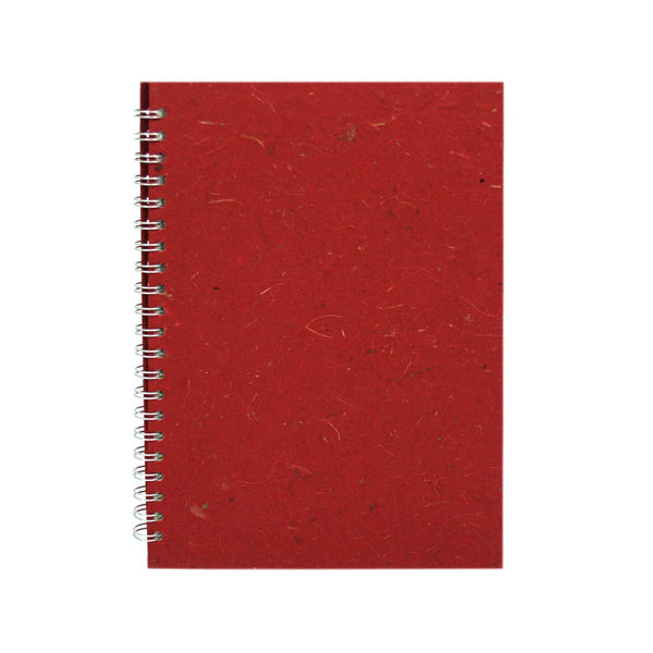 A4 Portrait, Burgundy Notebook by Pink Pig International