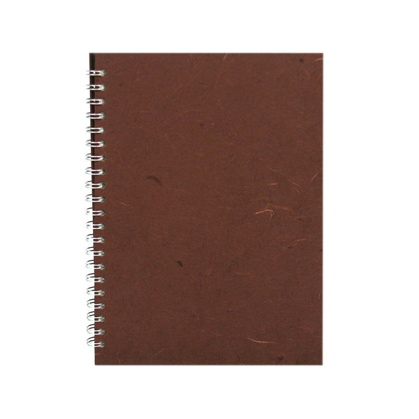 A4 Portrait, Chocolate Notebook by Pink Pig International
