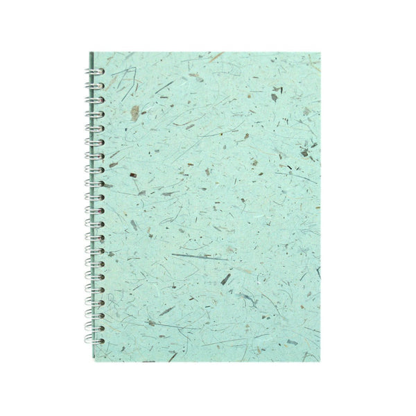A4 Portrait, Sea Grey Notebook by Pink Pig International