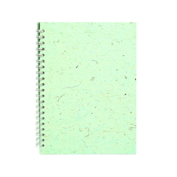 A4 Portrait, Peppermint Notebook by Pink Pig International