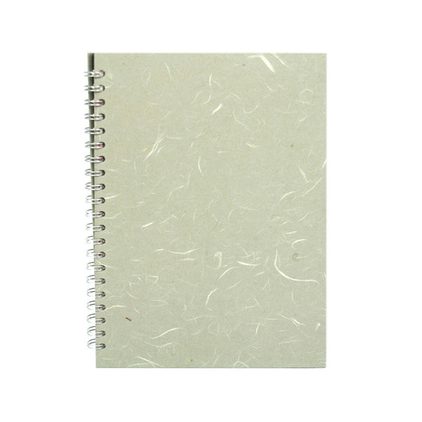 A4 Portrait, Pale Grey Notebook by Pink Pig International