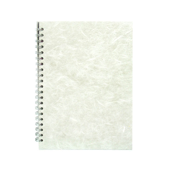 A4 Portrait, White Notebook by Pink Pig International