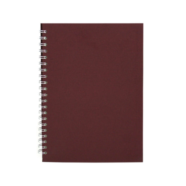 A4 Portrait, Eco Aubergine Notebook by Pink Pig International