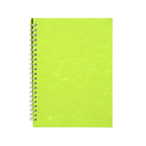 A4 Portrait, Lime Green Notebook by Pink Pig International