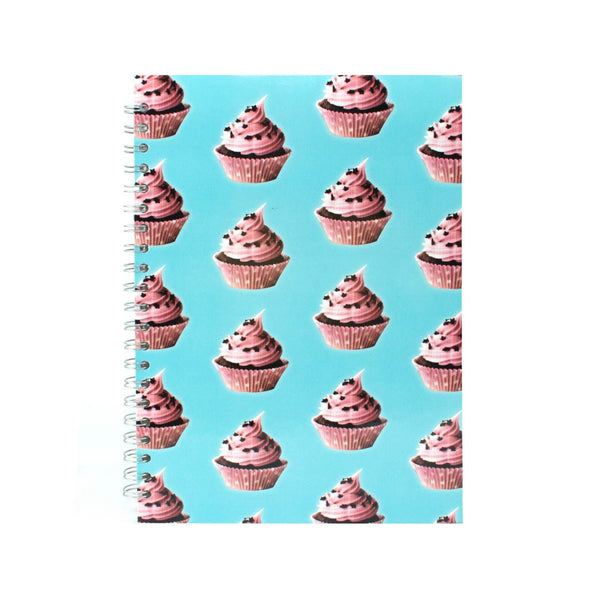 A4 Portrait, Cupcake Notebook by Pink Pig International