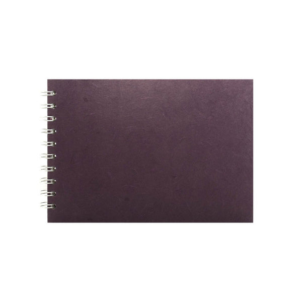 A5 Landscape, Aubergine Watercolour Book by Pink Pig International