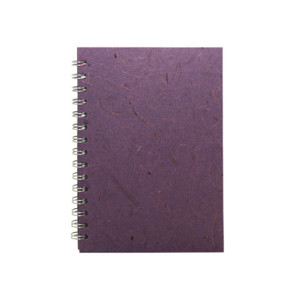 A5 Portrait, Amethyst Notebook by Pink Pig International