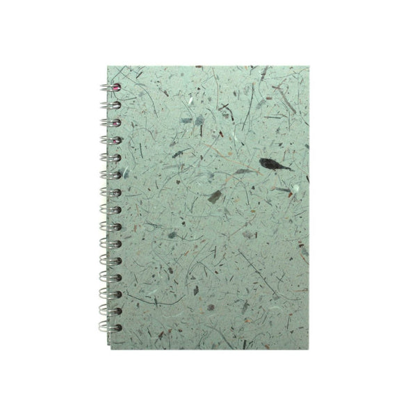A5 Portrait, Sea Grey Notebook by Pink Pig International