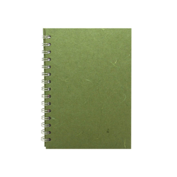 A5 Portrait, Moss Notebook by Pink Pig International