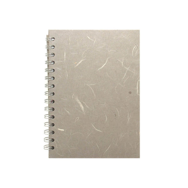 A5 Portrait, Pale Grey Notebook by Pink Pig International