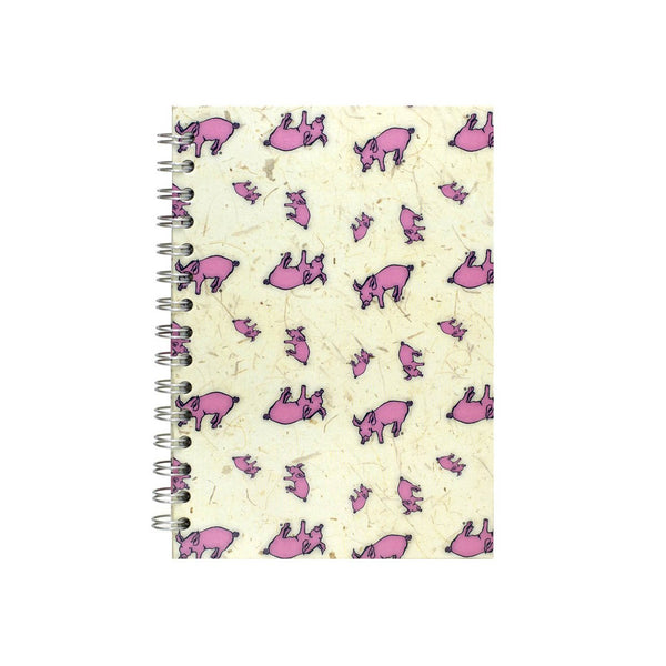 A5 Portrait, Random Pig Notebook by Pink Pig International