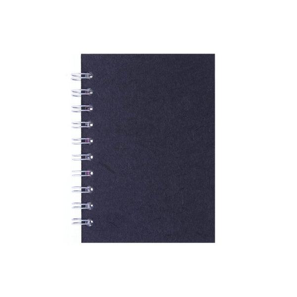 A6 Portrait, Black Notebook by Pink Pig International