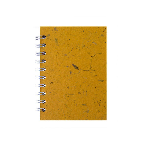 A6 Portrait, Amber Notebook by Pink Pig International