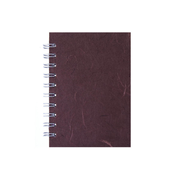 A6 Portrait, Chocolate Notebook by Pink Pig International