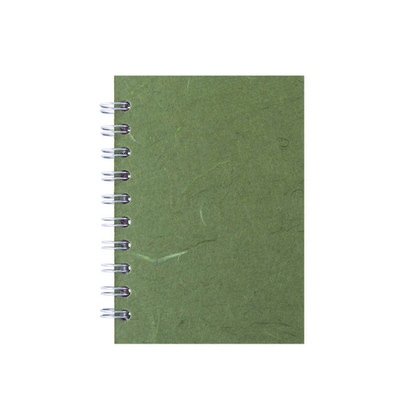 A6 Portrait, Moss Notebook by Pink Pig International