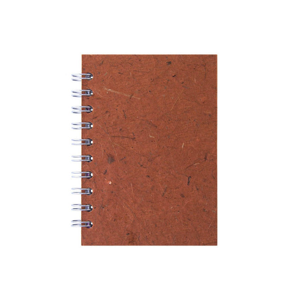 A6 Portrait, Hazelnut Notebook by Pink Pig International