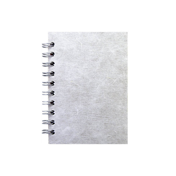 A6 Portrait, White Notebook by Pink Pig International